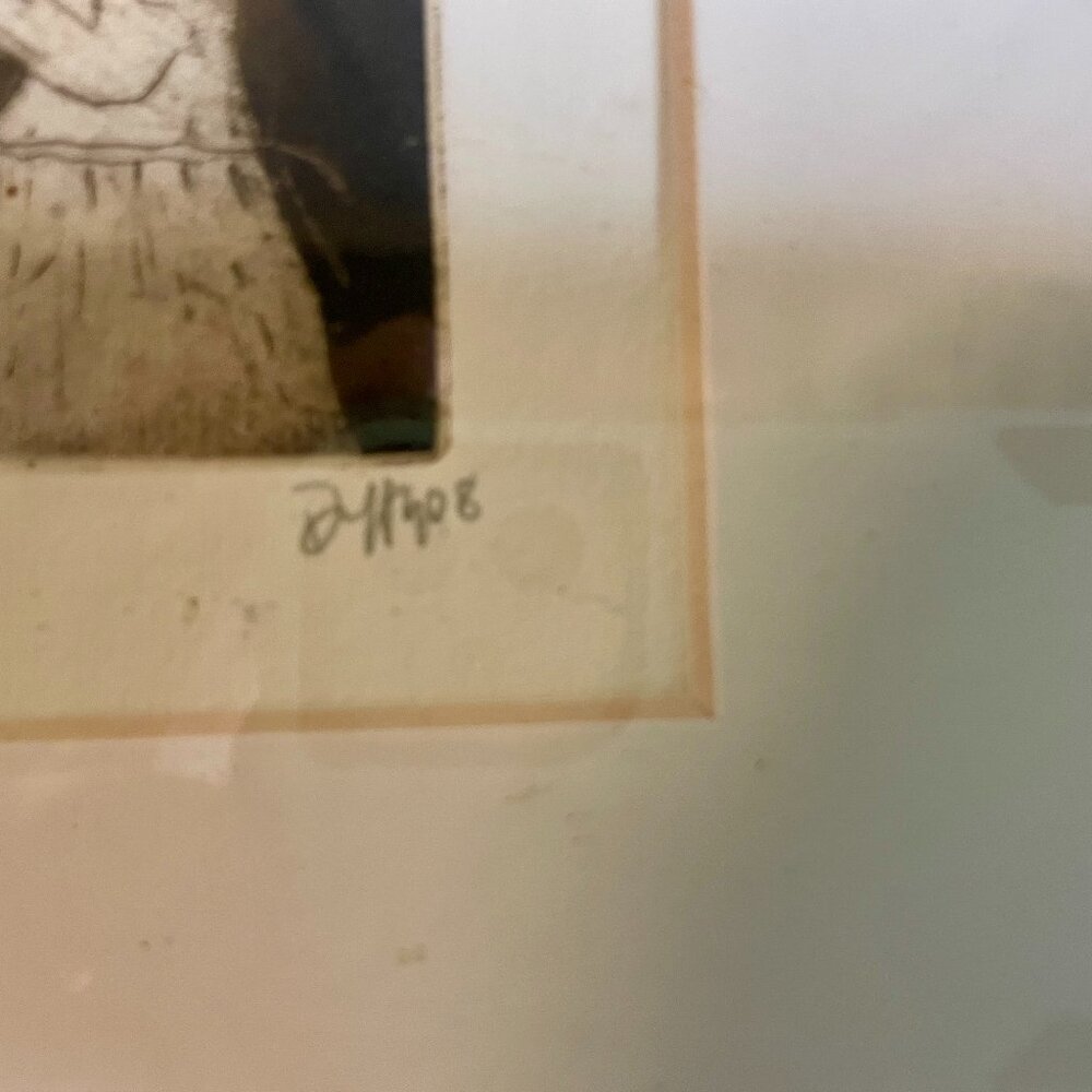 The Waitress Ltd Series Sepia Tint Lithograth Signed Stephen Francis Duffy - Picture 6 of 7